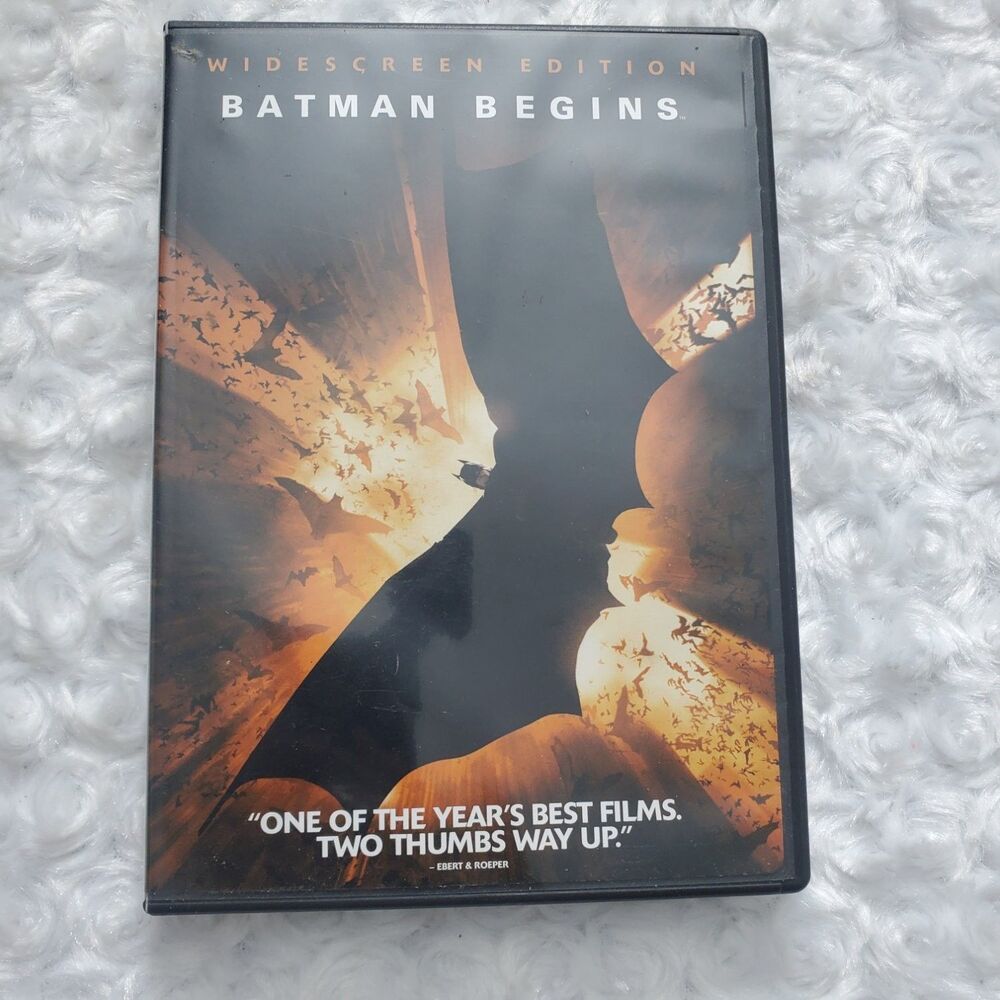 Batman Begins DVD Widescreen Edition Christian Bale 2005 Action
